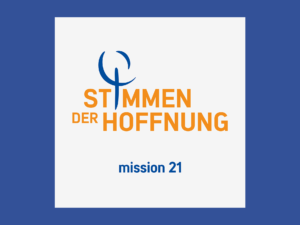 stimmen der hoffnung logo 4 3 blauer hintergrund